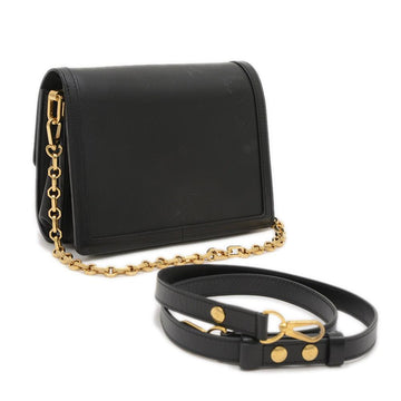 Black Leather Louis Vuitton Shoulder Bags