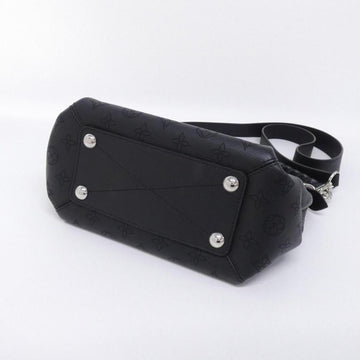 Black Leather Louis Vuitton Babylone