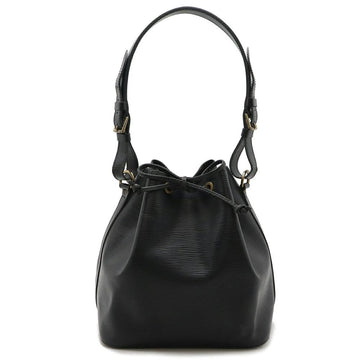 Black Leather Louis Vuitton Shoulder Bags