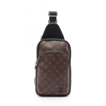 Black Leather Louis Vuitton Crossbody Bag