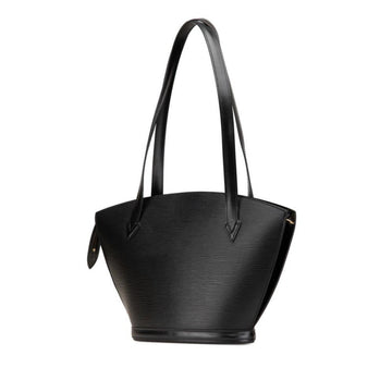 Black Leather Louis Vuitton Saint Jacques