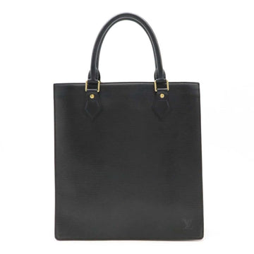 Black Leather Louis Vuitton Handbag