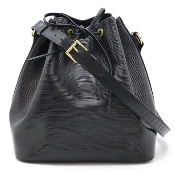 Black Leather Louis Vuitton Shoulder Bags