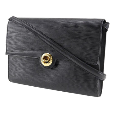Black Leather Louis Vuitton Shoulder Bags