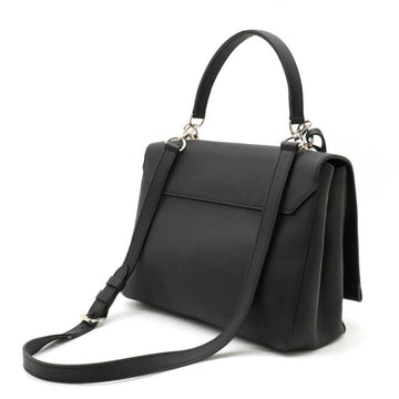 Black Leather Louis Vuitton Handbag