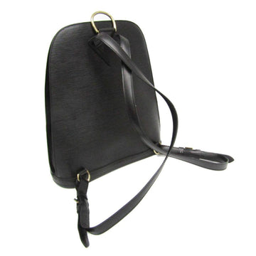 Black Leather Louis Vuitton Gobelins