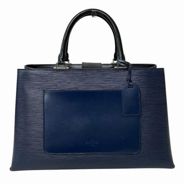 Black Leather Louis Vuitton Handbag