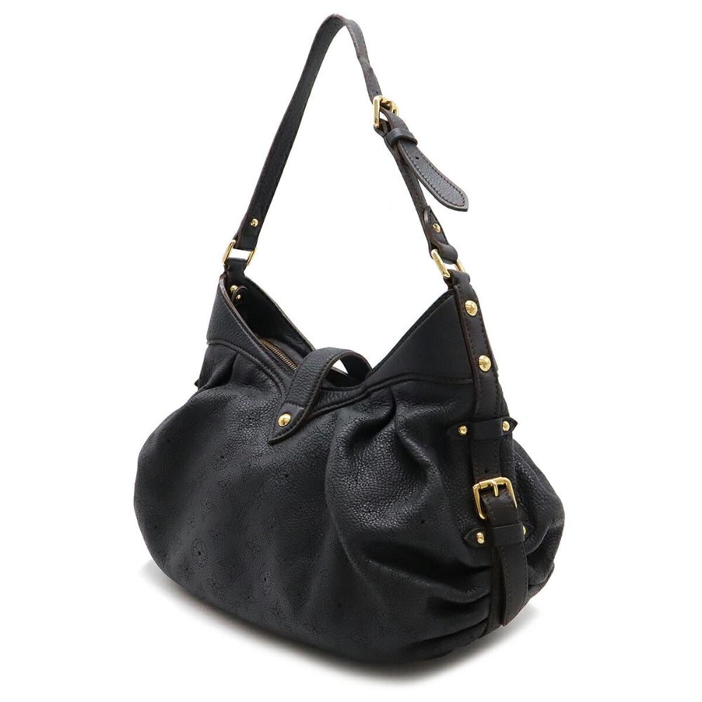 Black Leather Louis Vuitton Shoulder Bags