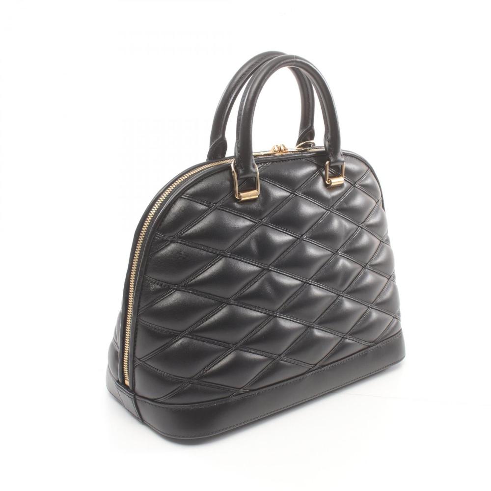 Black Leather Louis Vuitton Alma