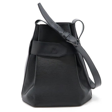 Black Leather Louis Vuitton Shoulder Bags
