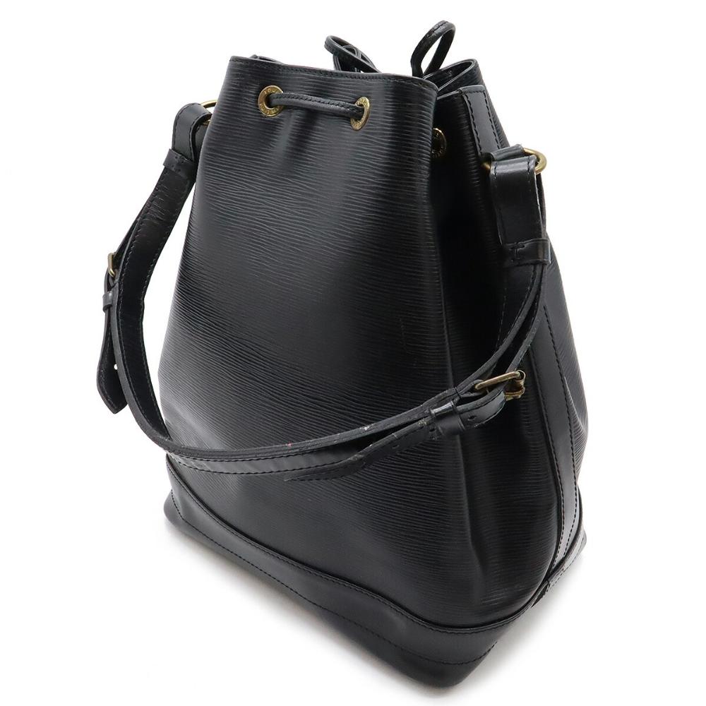 Black Leather Louis Vuitton Noe