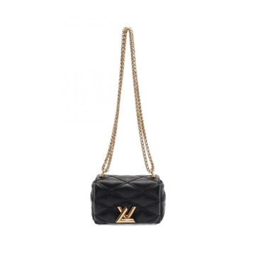 Black Leather Louis Vuitton Shoulder Bags
