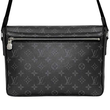 Black Leather Louis Vuitton Messenger