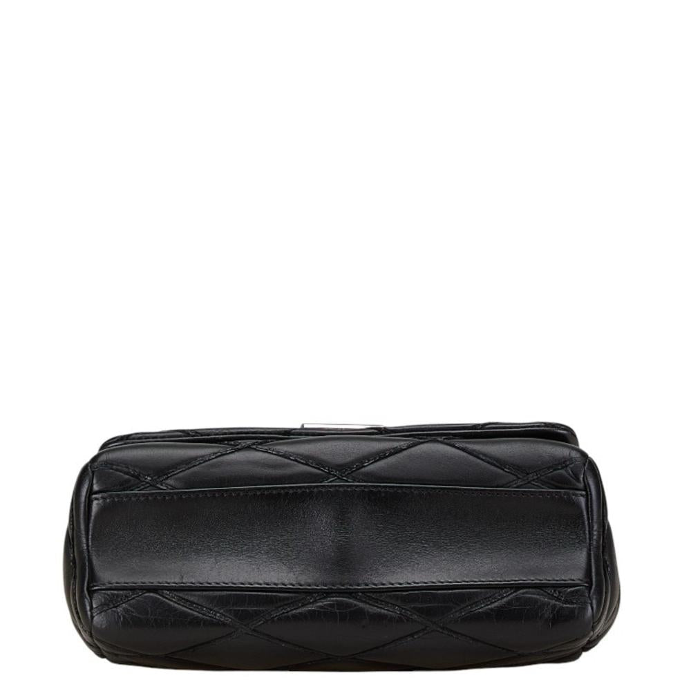 Black Leather Louis Vuitton Shoulder Bags