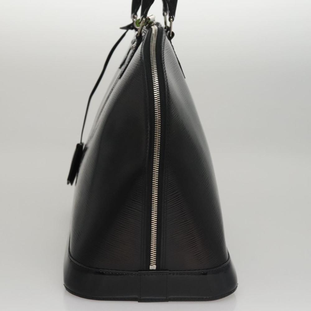 Black Leather Louis Vuitton Alma