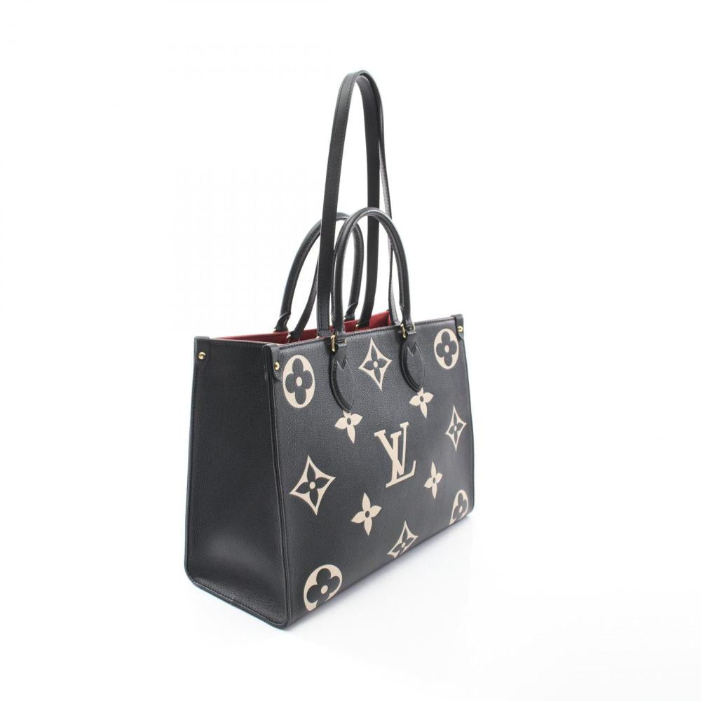 Black Leather Louis Vuitton Tote