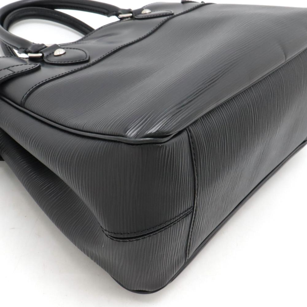 Black Leather Louis Vuitton Passy