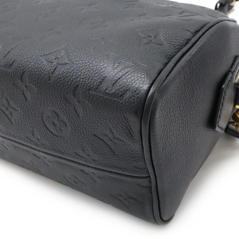 Black Leather Louis Vuitton Speedy
