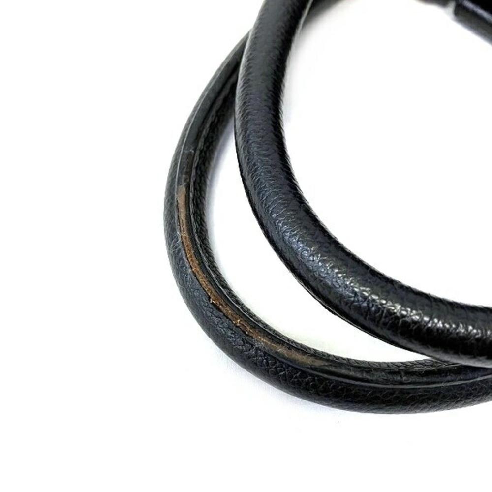 Black Leather Louis Vuitton Mazarine
