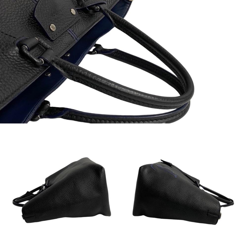 Black Leather Louis Vuitton Tote