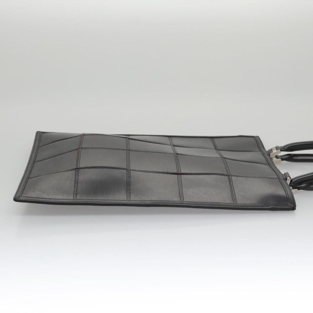 Black Leather Louis Vuitton Handbag