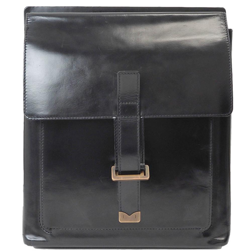 Black Leather Louis Vuitton Shoulder Bags