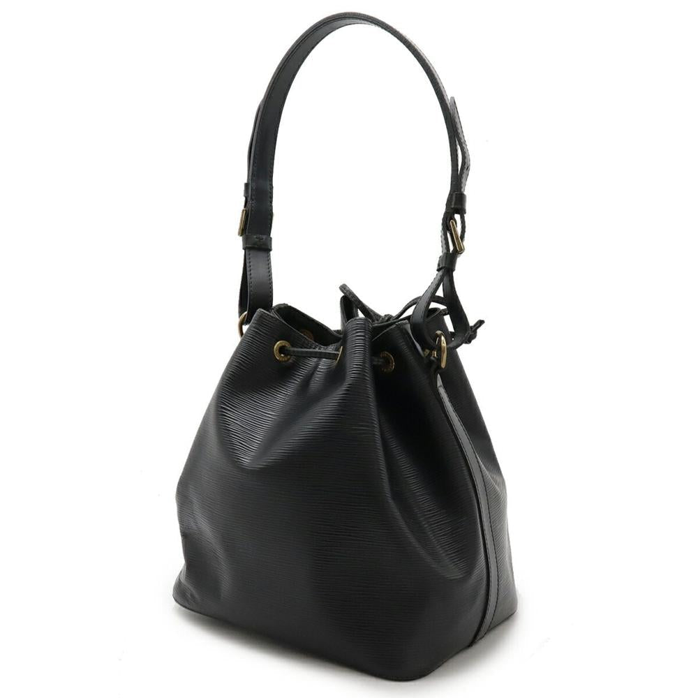 Black Leather Louis Vuitton Shoulder Bags