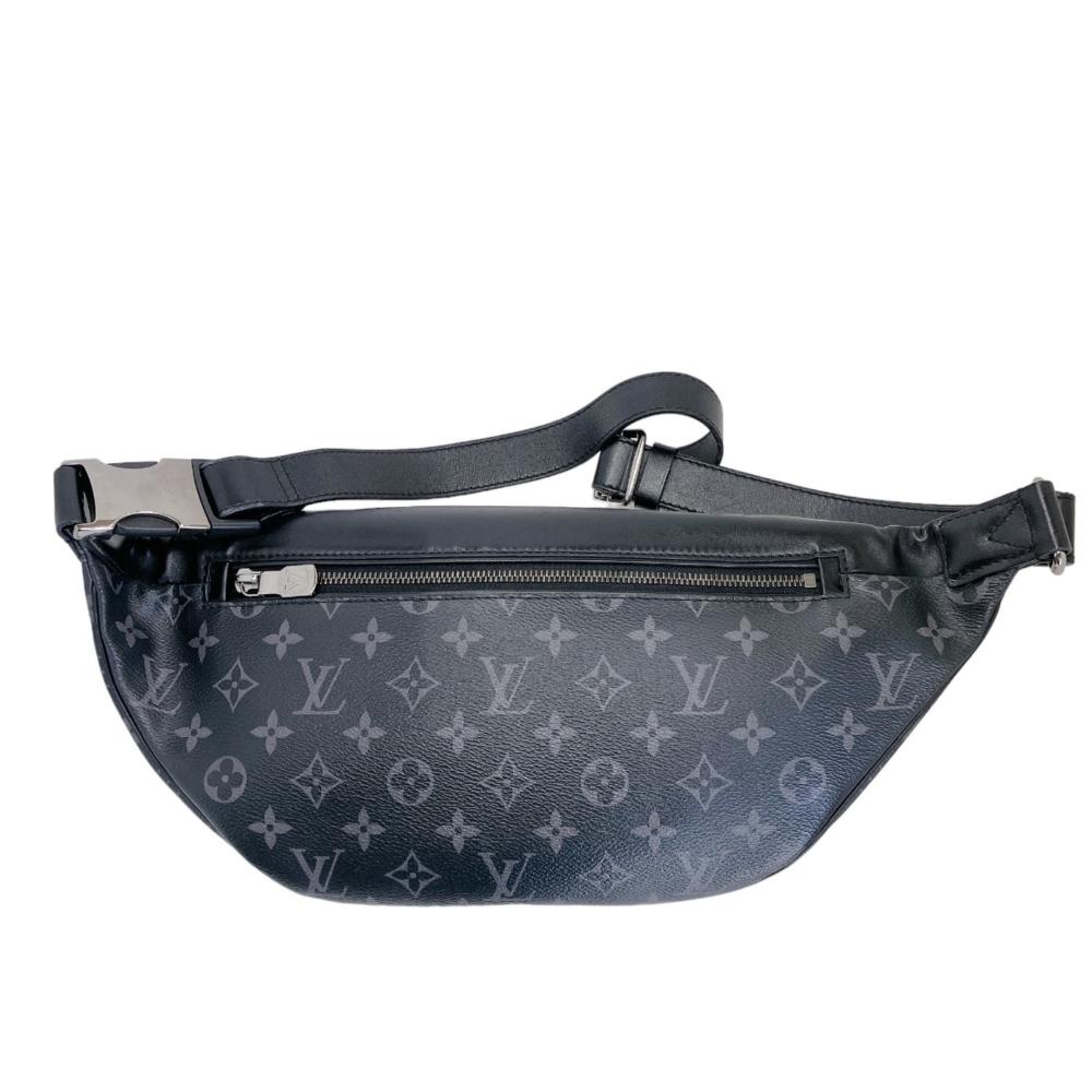 Black Leather Louis Vuitton Bumbag