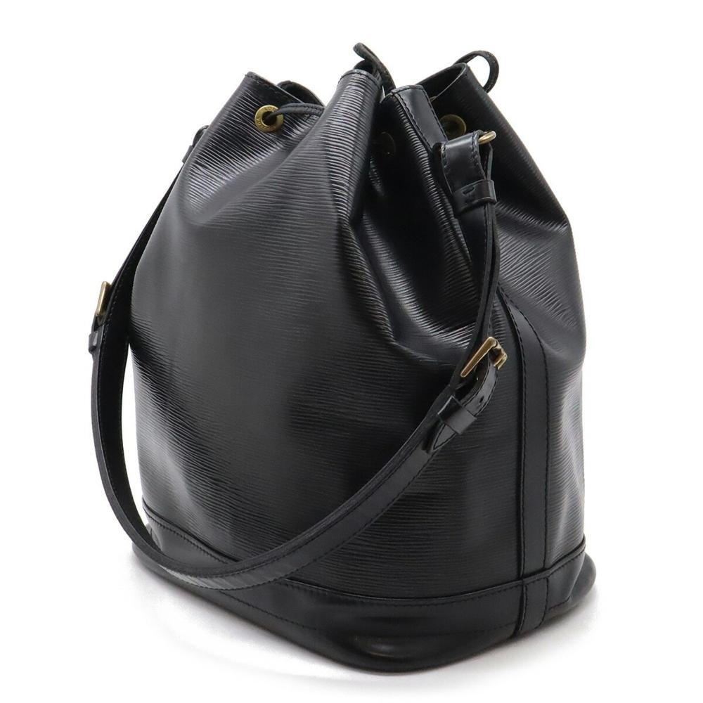 Black Leather Louis Vuitton Shoulder Bags