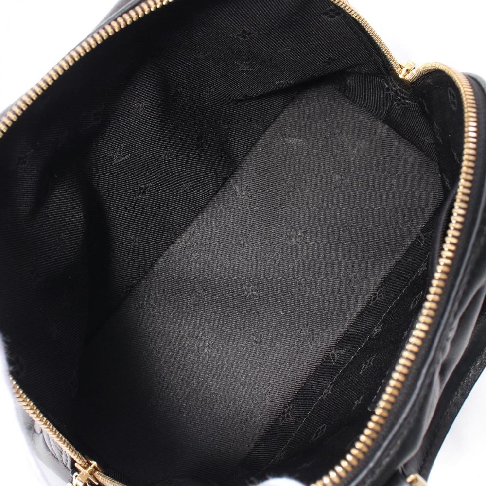 Black Leather Louis Vuitton Alma