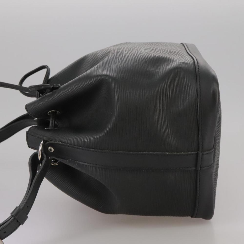 Black Leather Louis Vuitton Noe