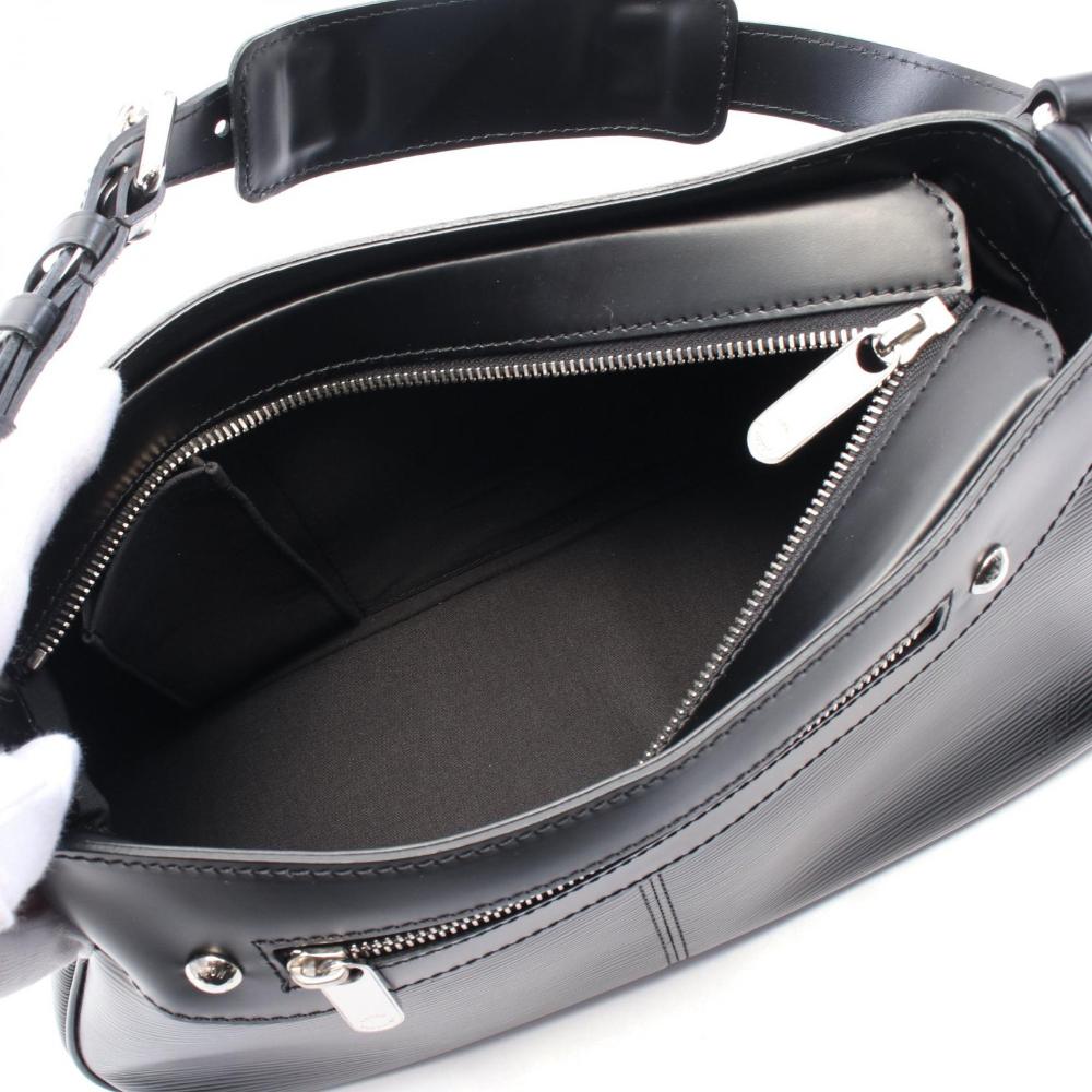 Black Leather Louis Vuitton Shoulder Bags