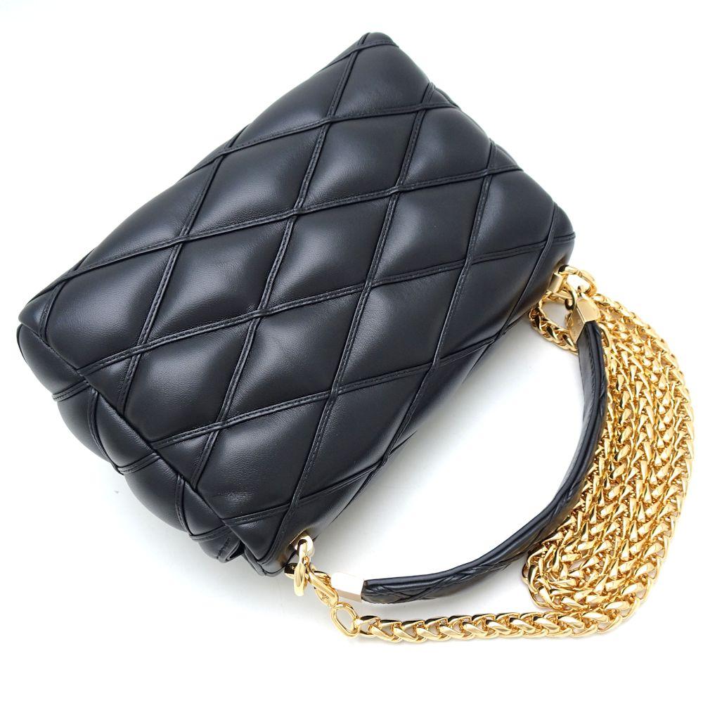 Black Leather Louis Vuitton Handbag