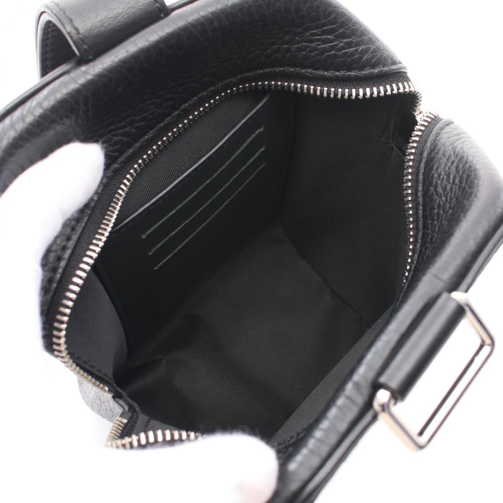 Black Leather Louis Vuitton Handbag