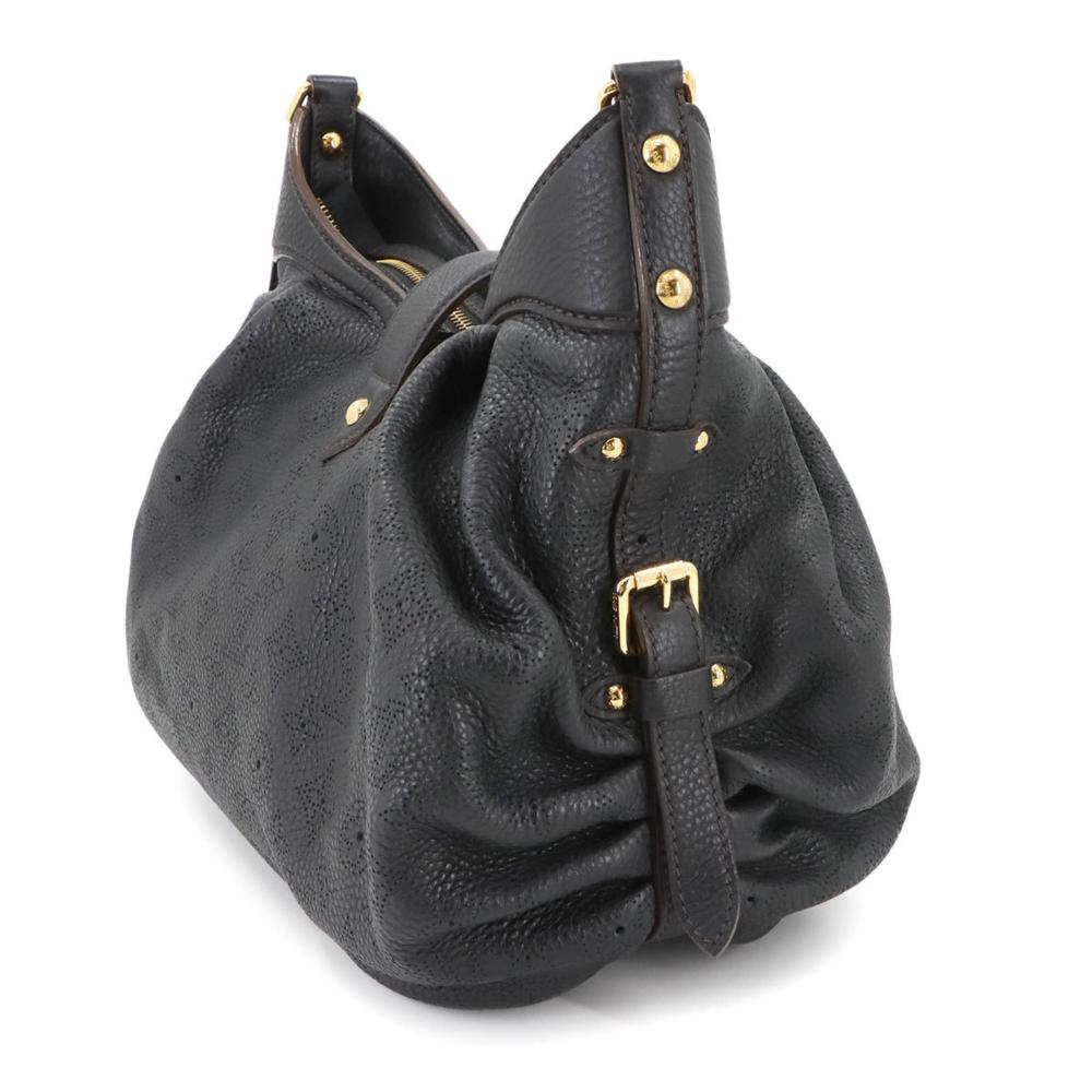Black Leather Louis Vuitton Shoulder Bags