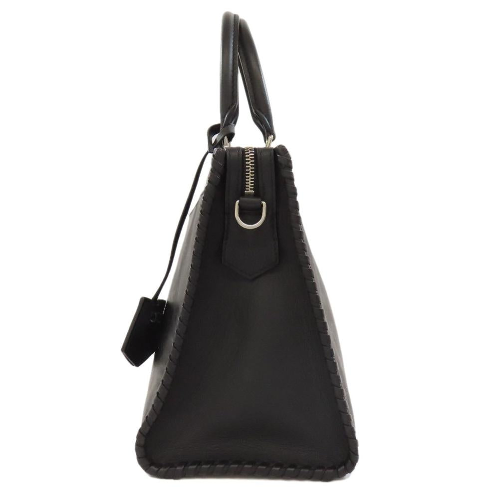 Black Leather Louis Vuitton Tote