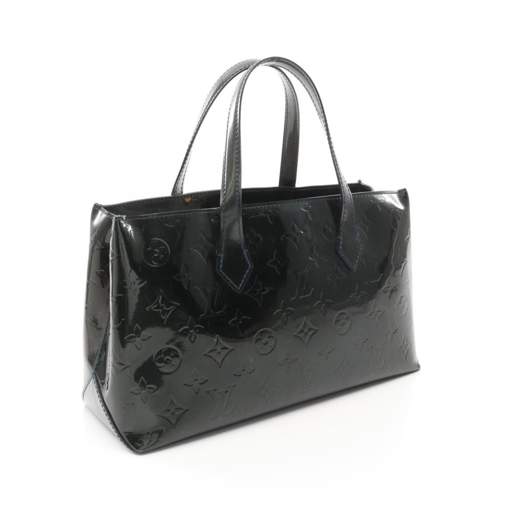 Black Leather Louis Vuitton Wilshire