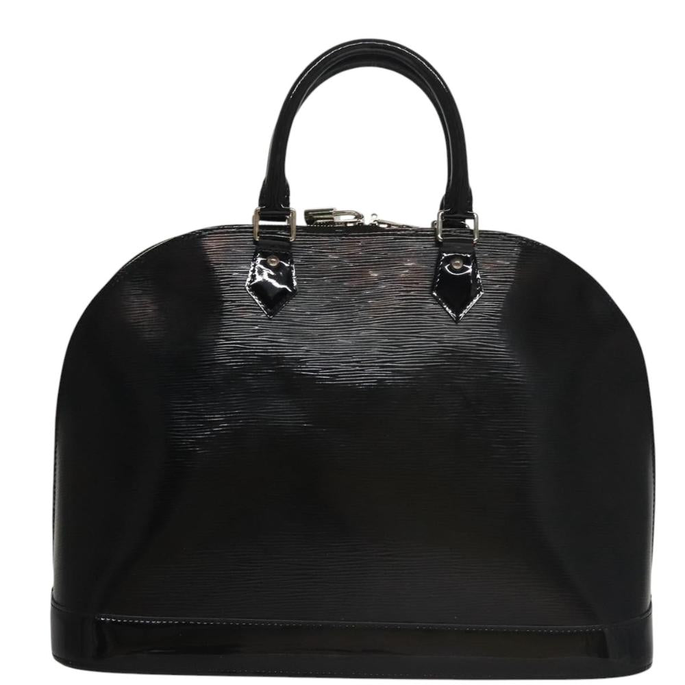 Black Leather Louis Vuitton Alma