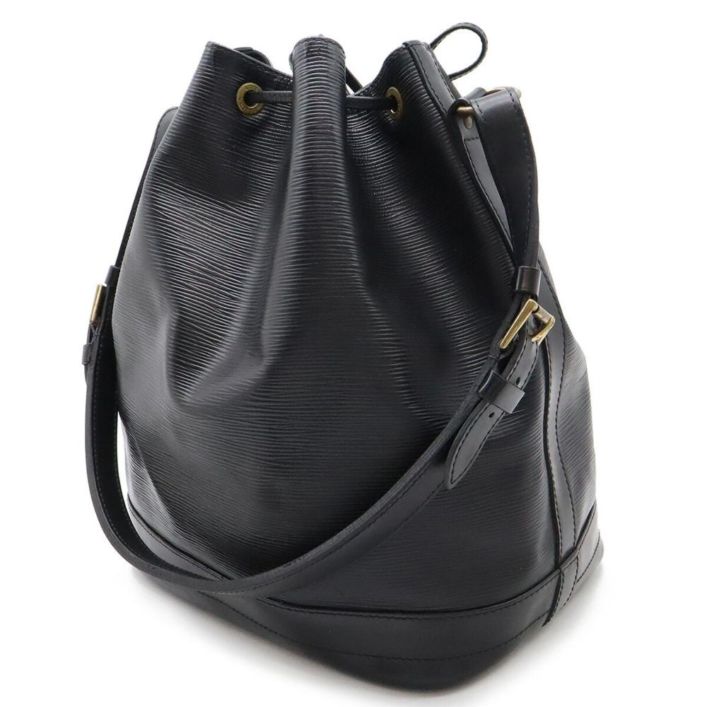 Black Leather Louis Vuitton Shoulder Bags
