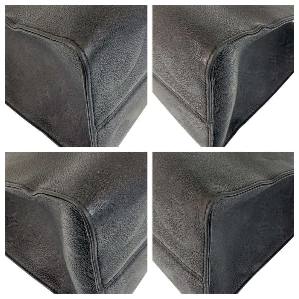 Black Leather Louis Vuitton Shoulder Bags