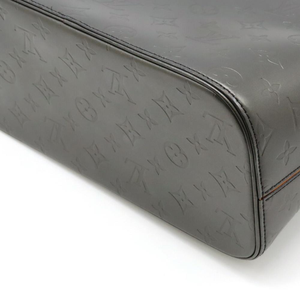 Black Leather Louis Vuitton Tote