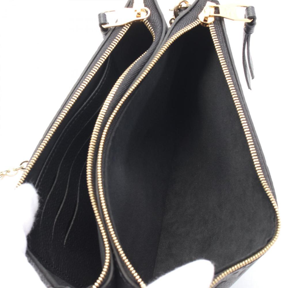 Black Leather Louis Vuitton Shoulder Bags