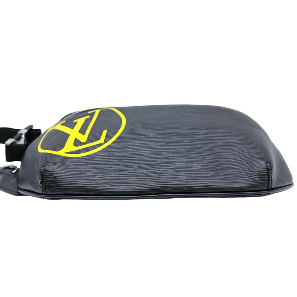 Black Leather Louis Vuitton Belt Bags
