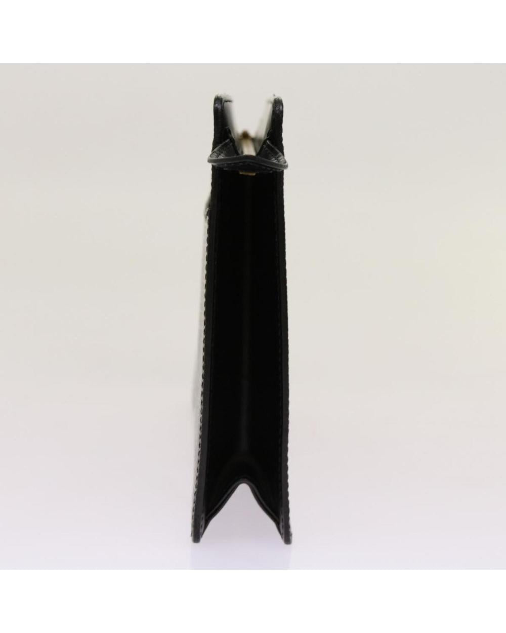 Black Leather Louis Vuitton Madeleine