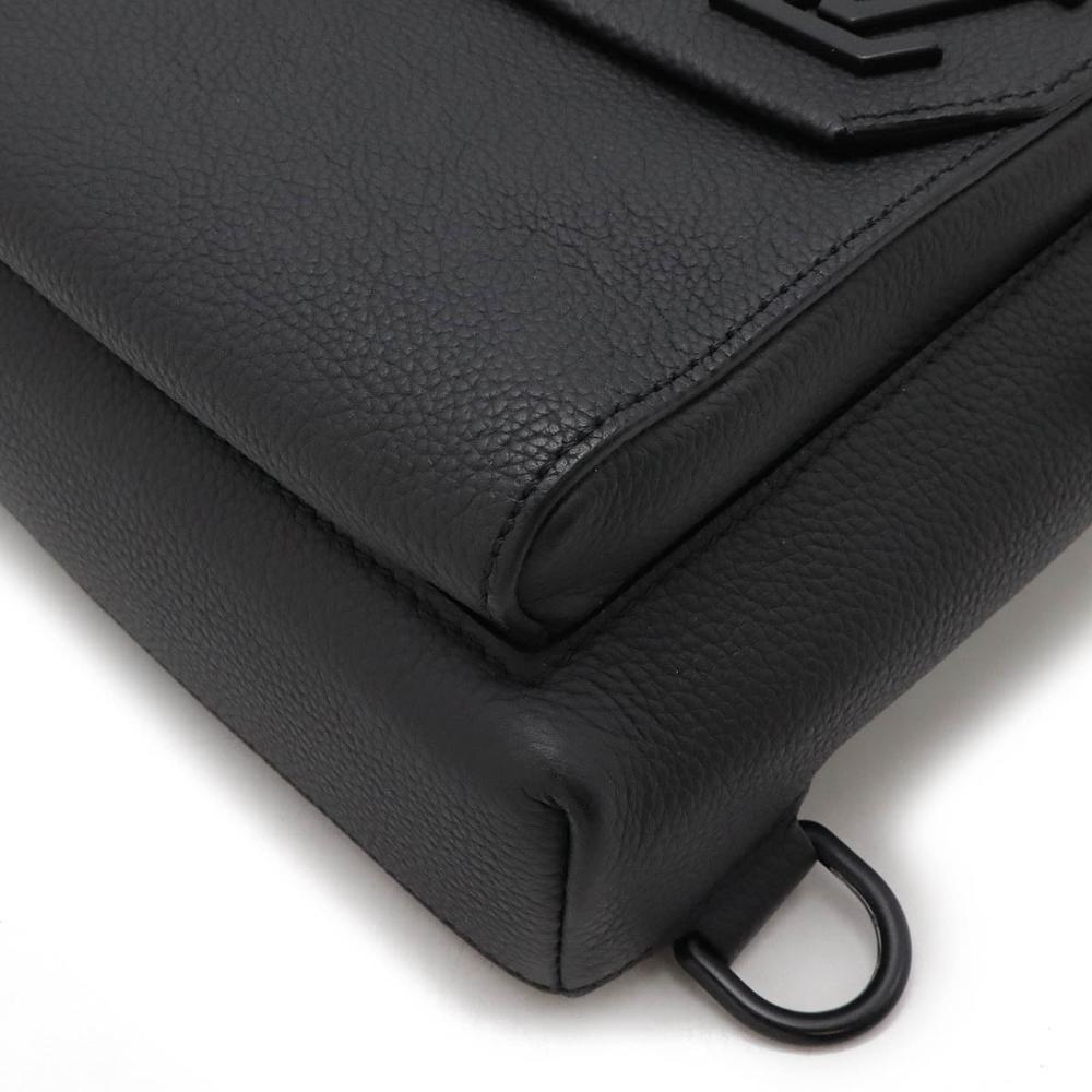 Black Leather Louis Vuitton Crossbody Bag