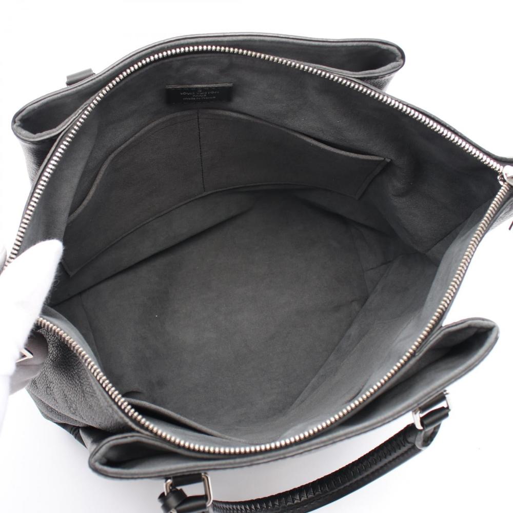 Black Leather Louis Vuitton Mahina