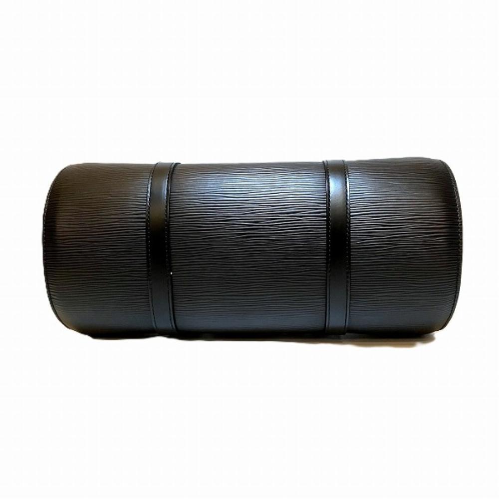 Black Leather Louis Vuitton Soufflot