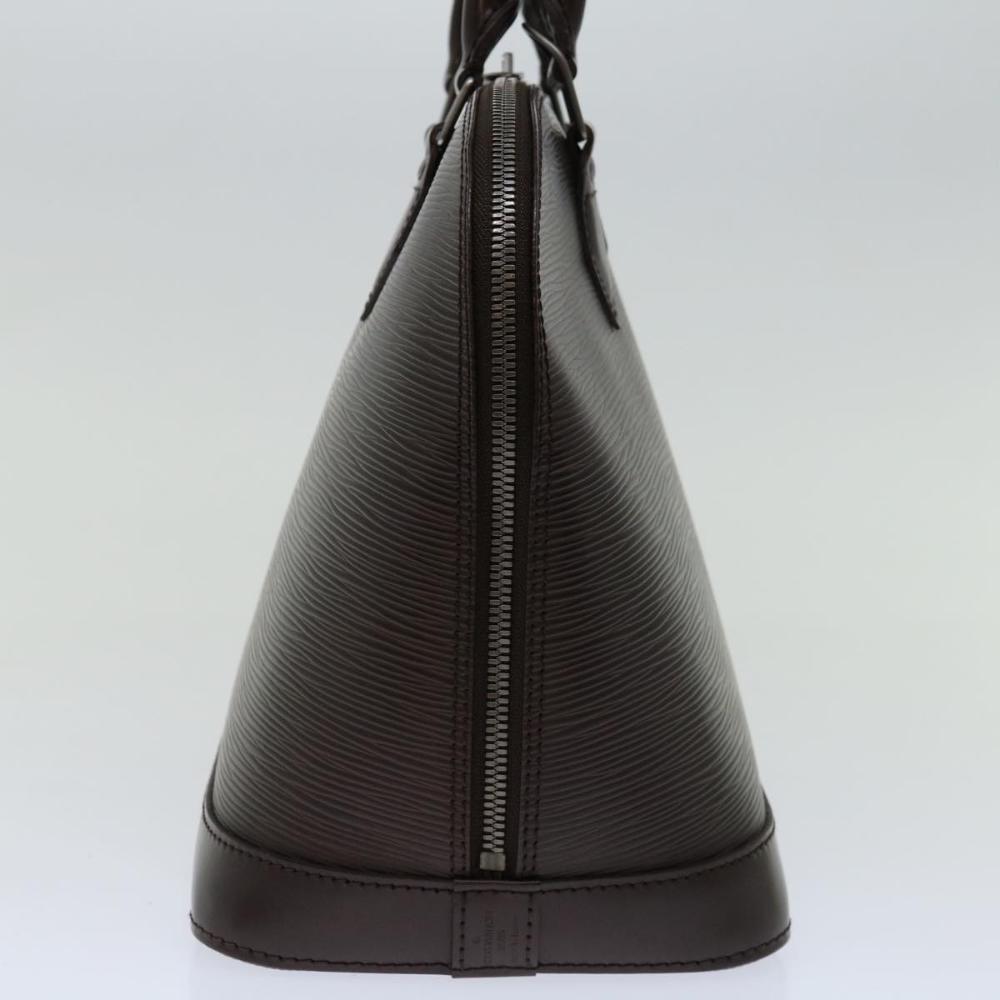 Black Leather Louis Vuitton Alma