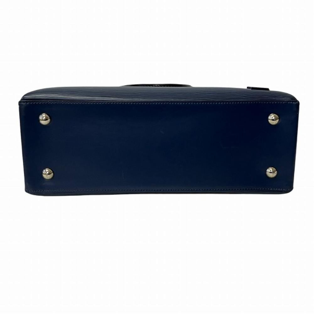 Black Leather Louis Vuitton Handbag