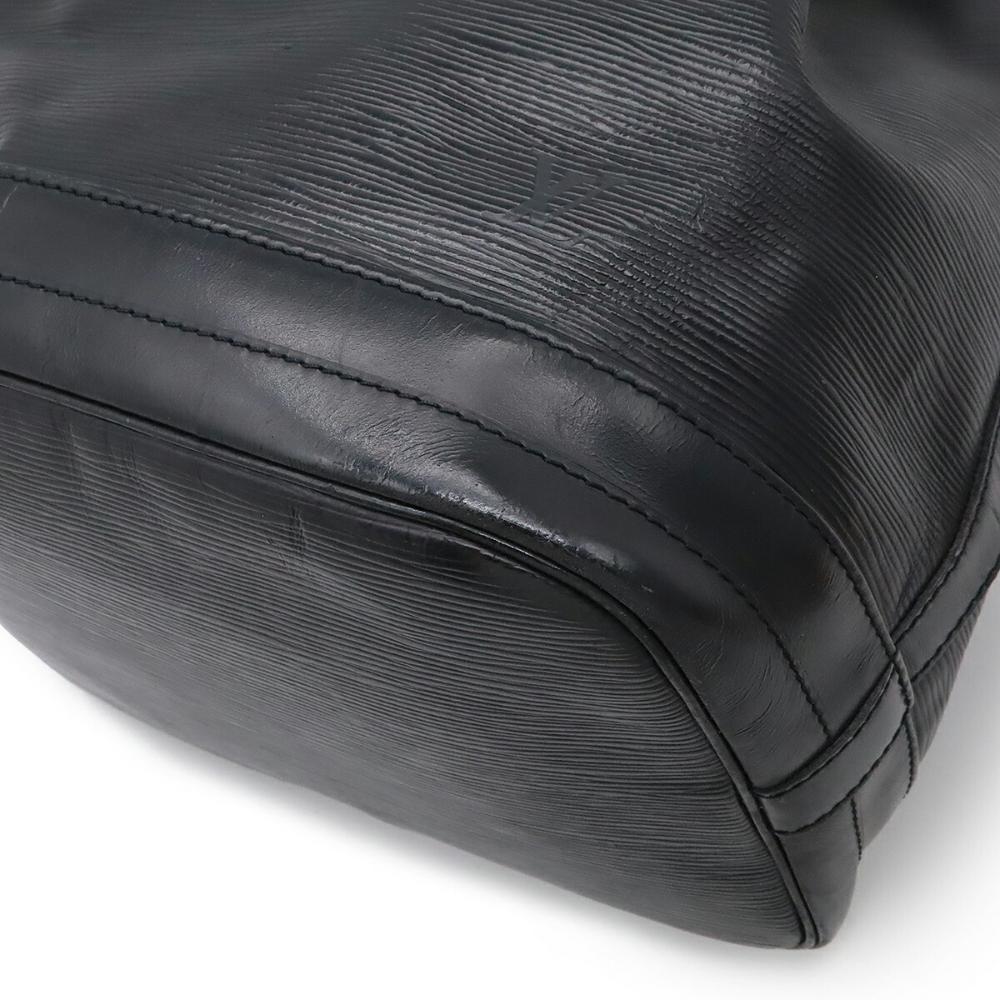 Black Leather Louis Vuitton Noe